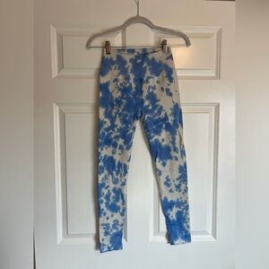 Spiritual Gangster Blue Tie-Dye Leggings
